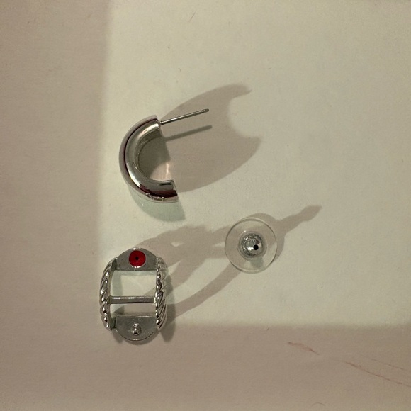 KJL Kenneth Jay Lane interchangeable set vintage new in the box gold silver - Picture 4 of 4